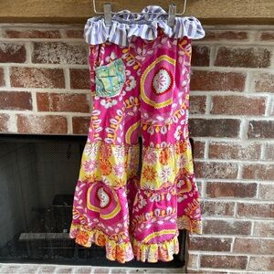 Mustard Pie Colorful Kids tiered Ruffle wide leg Pants
